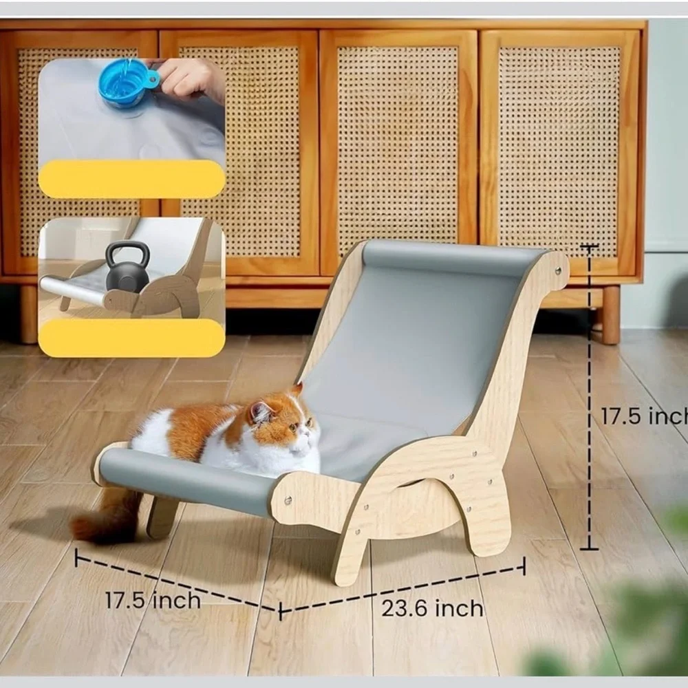 Cute Artificial Pet Nest Comfortable And Clear Beach Cat Hammock Style
